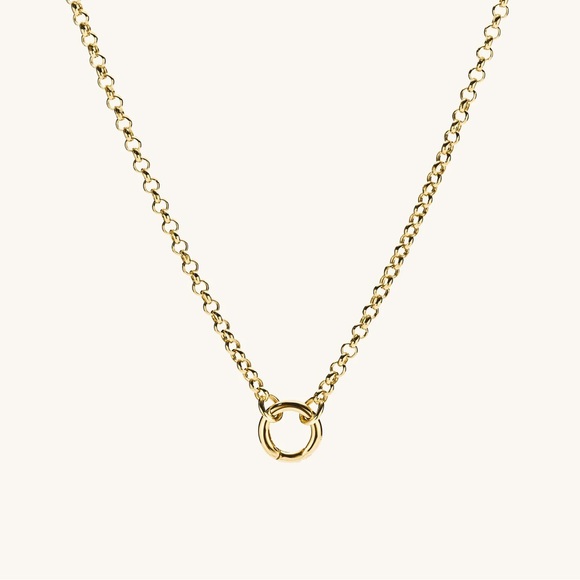 Mejuri Jewelry - Mejuri Rolo Chain Charm Necklace